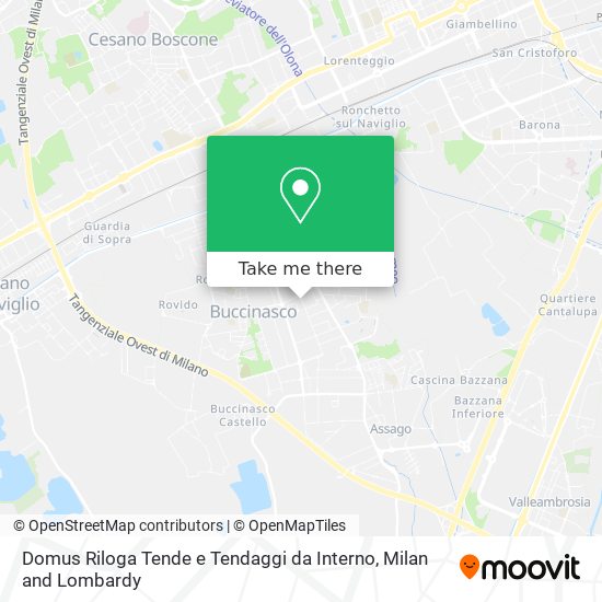 Domus Riloga Tende e Tendaggi da Interno map