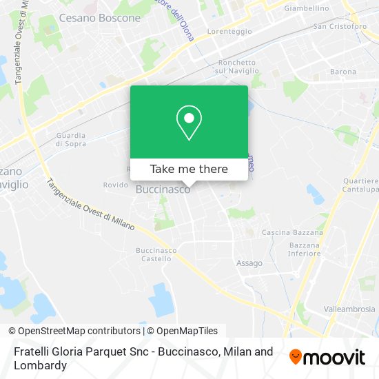 Fratelli Gloria Parquet Snc - Buccinasco map