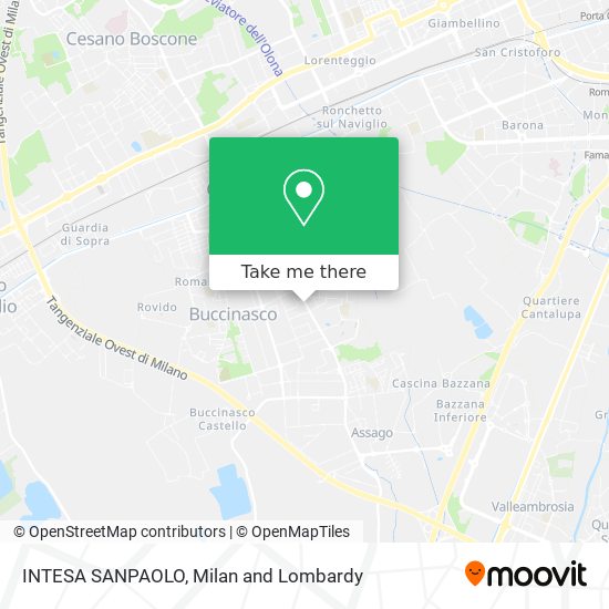 INTESA SANPAOLO map