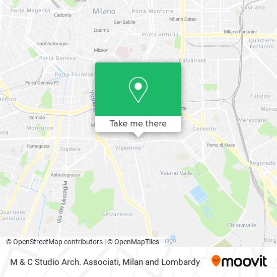 M & C Studio Arch. Associati map