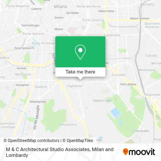 M & C Architectural Studio Associates map