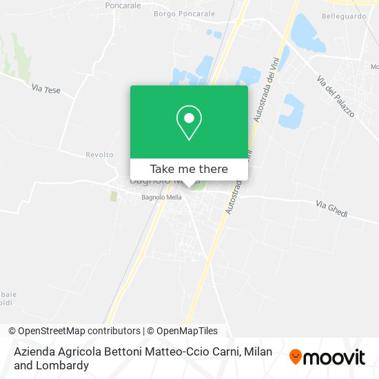 Azienda Agricola Bettoni Matteo-Ccio Carni map