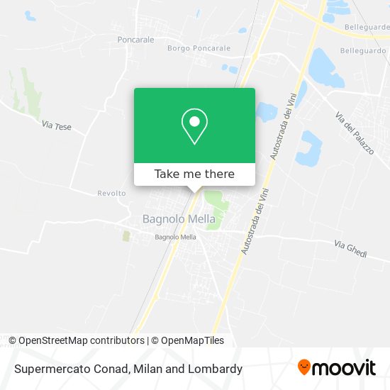 Supermercato Conad map