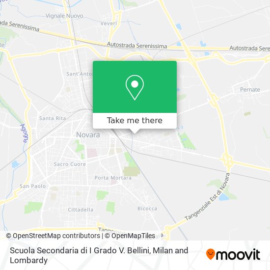 Scuola Secondaria di I Grado V. Bellini map