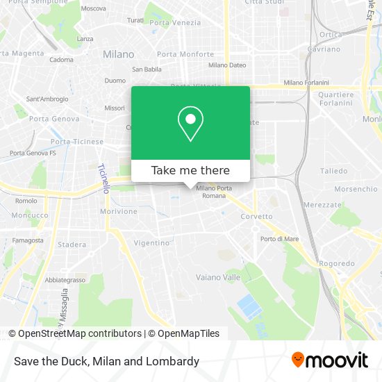 Save the Duck map