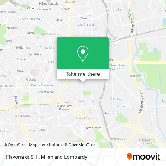 Flavoria di S. I. map