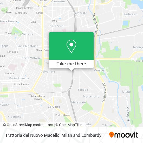 Trattoria del Nuovo Macello map