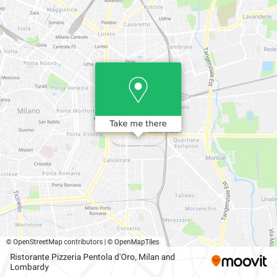 Ristorante Pizzeria Pentola d'Oro map