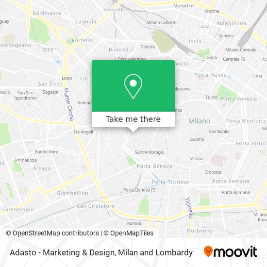 Adasto - Marketing & Design map