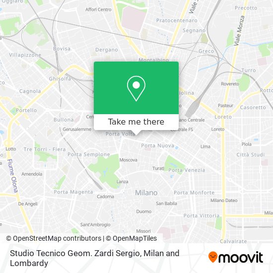 Studio Tecnico Geom. Zardi Sergio map