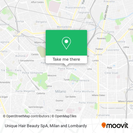 Unique Hair Beauty SpA map