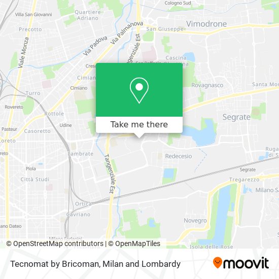 Tecnomat by Bricoman map