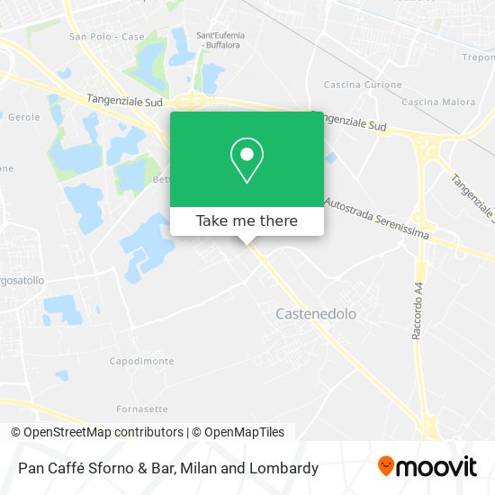 Pan Caffé Sforno & Bar map