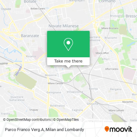 Parco Franco Verg.A map
