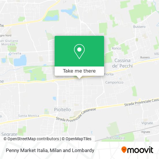 Penny Market Italia map