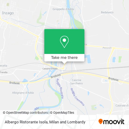 Albergo Ristorante Isola map