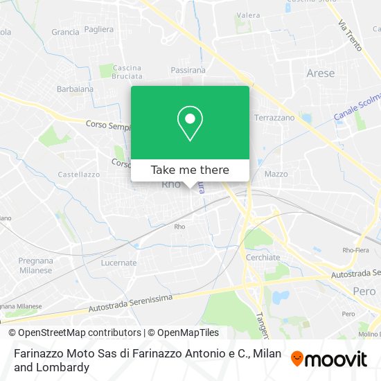 Farinazzo Moto Sas di Farinazzo Antonio e C. map