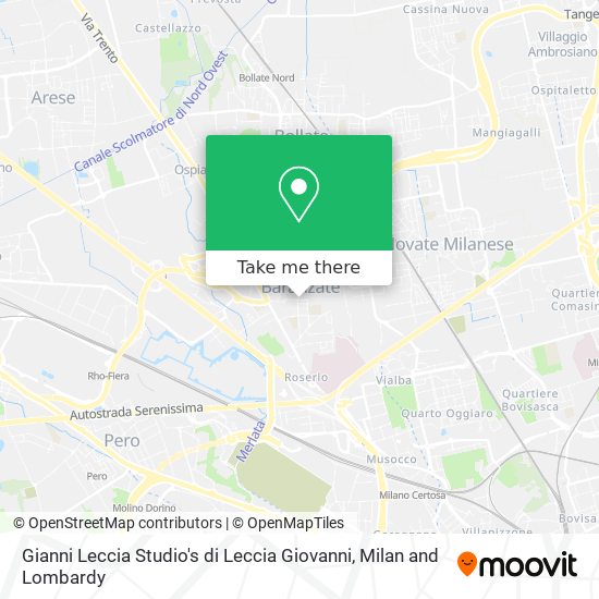 Gianni Leccia Studio's di Leccia Giovanni map
