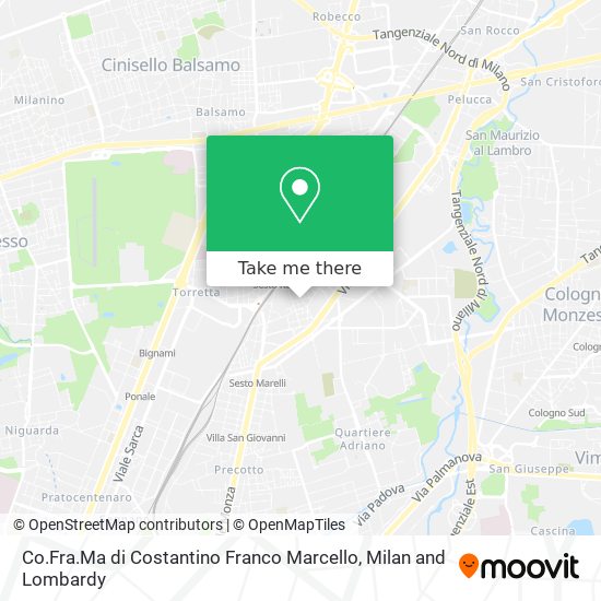 Co.Fra.Ma di Costantino Franco Marcello map