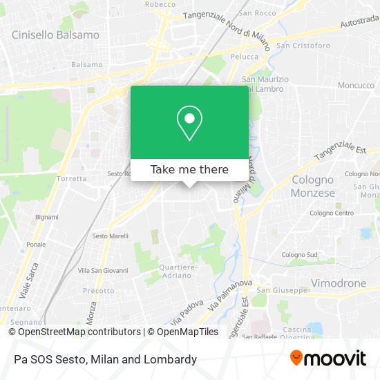 Pa SOS Sesto map
