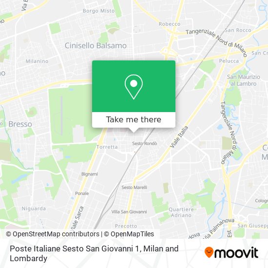 Poste Italiane Sesto San Giovanni 1 map