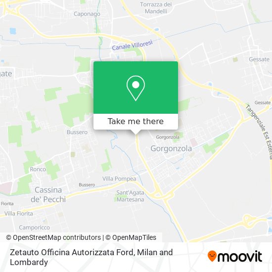 Zetauto Officina Autorizzata Ford map