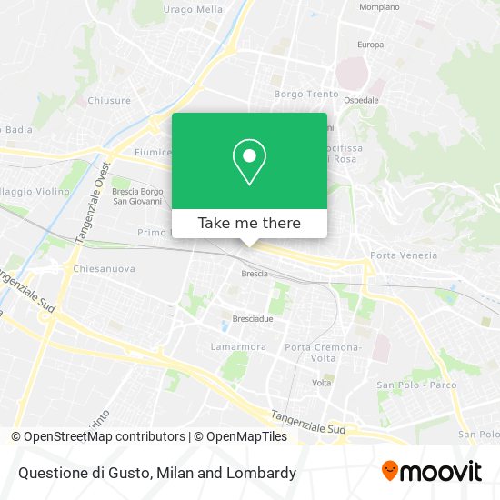 Questione di Gusto map