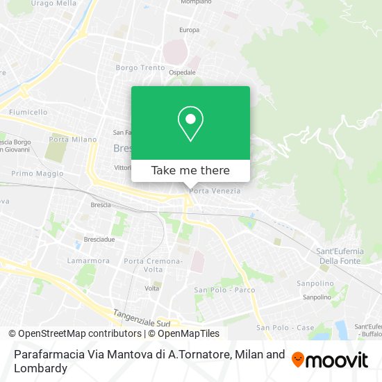 Parafarmacia Via Mantova di A.Tornatore map