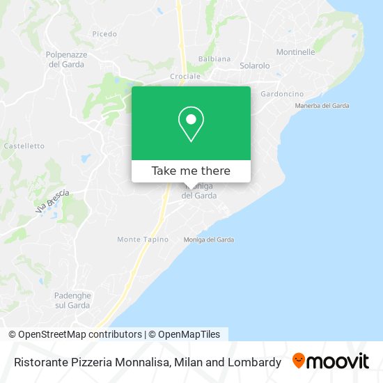 Ristorante Pizzeria Monnalisa map