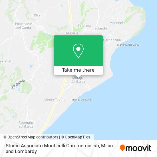 Studio Associato Monticelli Commercialisti map