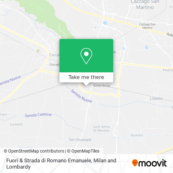 Fuori & Strada di Romano Emanuele map