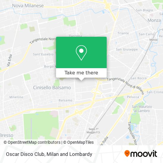 Oscar Disco Club map