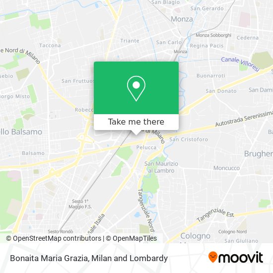 Bonaita Maria Grazia map