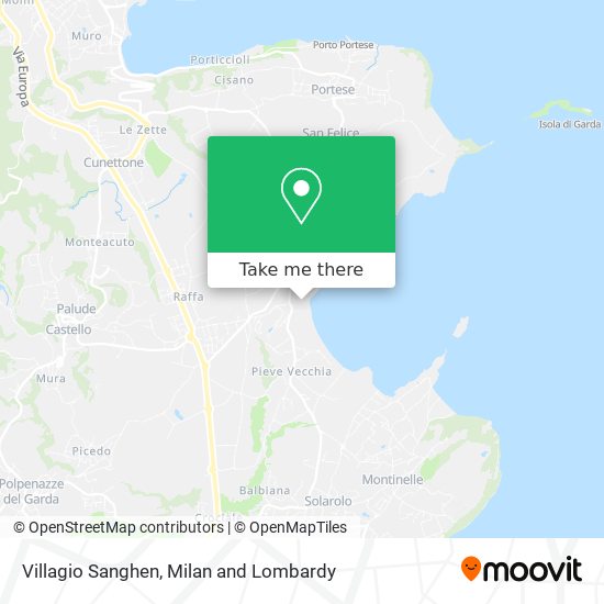 Villagio Sanghen map