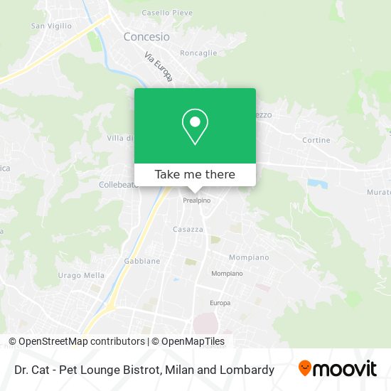Dr. Cat - Pet Lounge Bistrot map