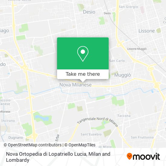 Nova Ortopedia di Lopatriello Lucia map