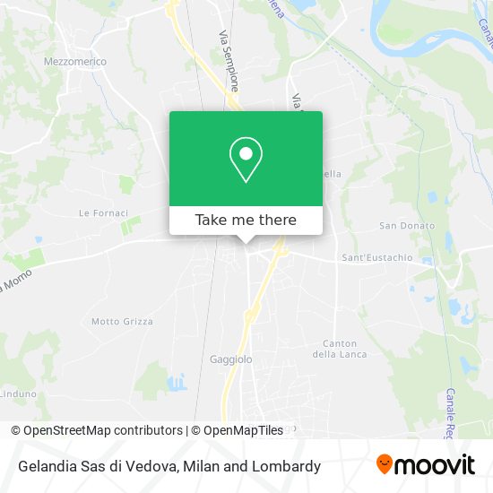 Gelandia Sas di Vedova map