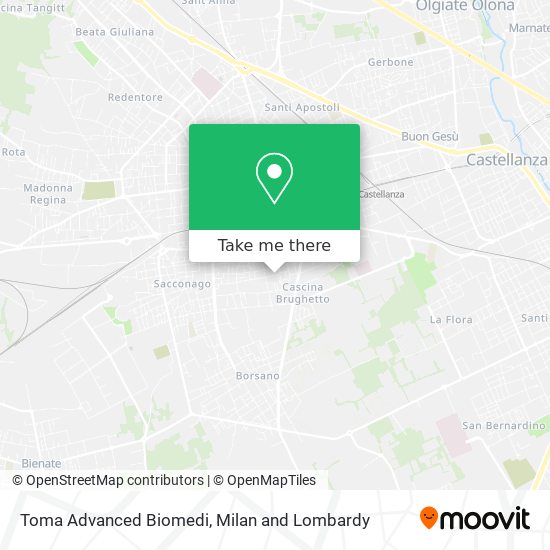 Toma Advanced Biomedi map