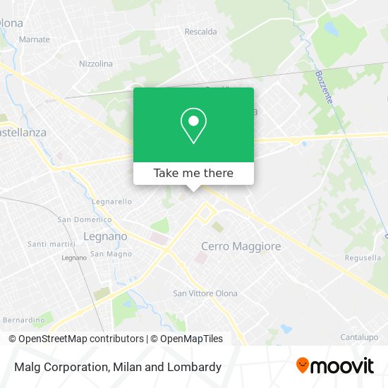 Malg Corporation map