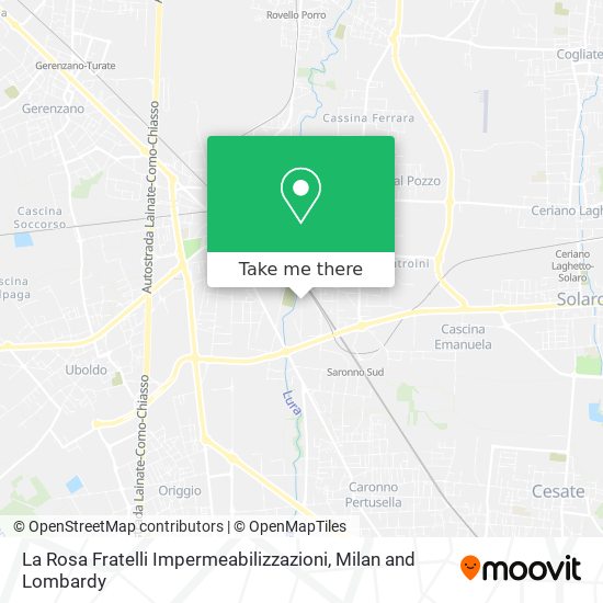 La Rosa Fratelli Impermeabilizzazioni map