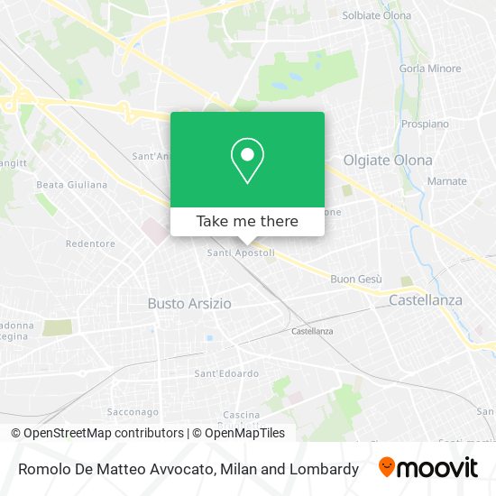 Romolo De Matteo Avvocato map