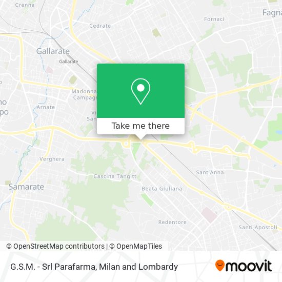 G.S.M. - Srl Parafarma map