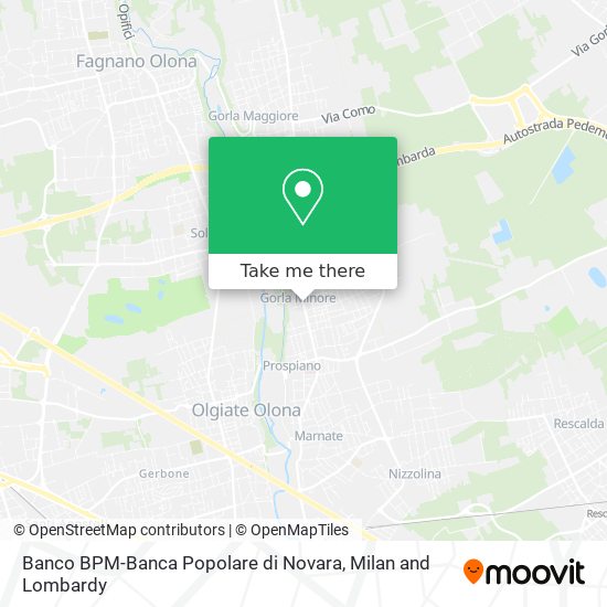 Banco BPM-Banca Popolare di Novara map