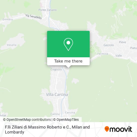 F.lli Ziliani di Massimo Roberto e C. map