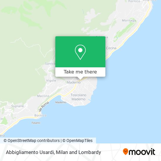 Abbigliamento Usardi map