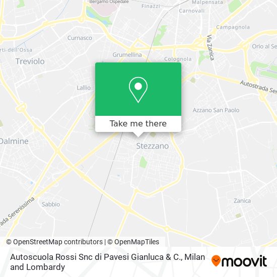 Autoscuola Rossi Snc di Pavesi Gianluca & C. map