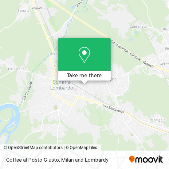 Coffee al Posto Giusto map