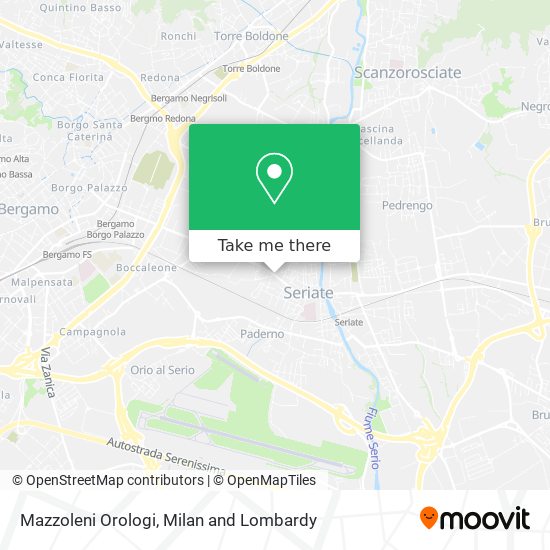 Mazzoleni Orologi map