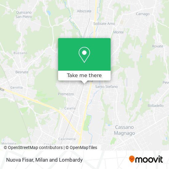 Nuova Fisar map