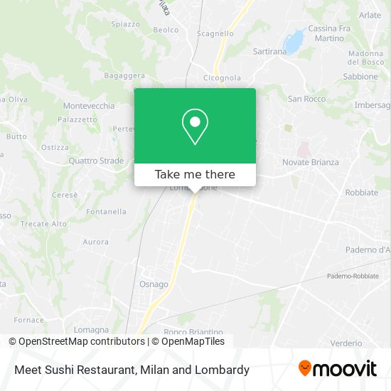 Meet Sushi Restaurant map